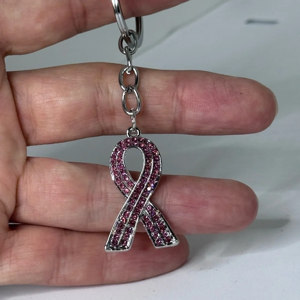 Pink Ribbon Keychain - Picture 5 of 5